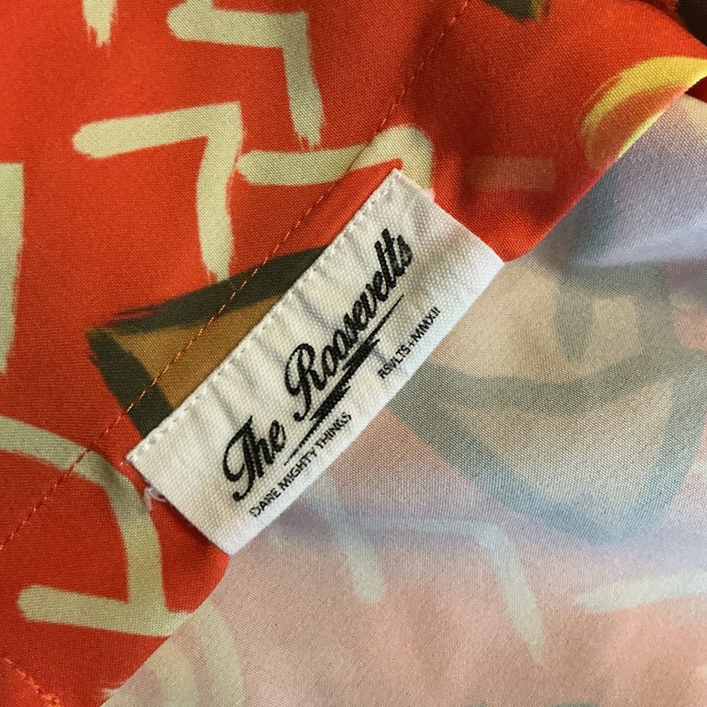 RSVLTS The Roosevelts Cave Paint Kunuflex short sleeve button-up shirt Size Med‎ - Picture 5 of 6